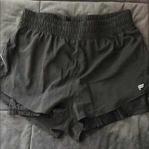 Fabletics Women's Black Running Shorts